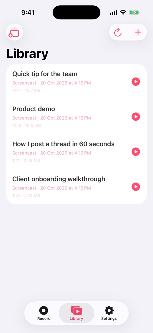 FlowCast library